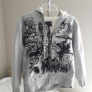 Hurley Boys Size L (14-16) Fleece Lined Hoody